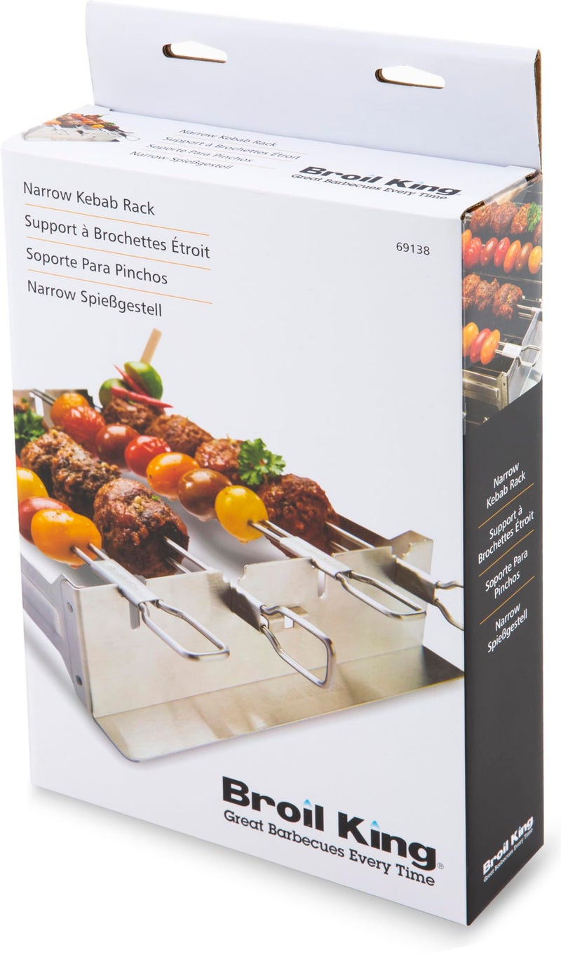 Broil King رف الكباب الضيق برويل كينج 69138، مجموعة من 4-12 بوصة / 30.5 سم، من الفولاذ المقاوم للصدأ - Image 4